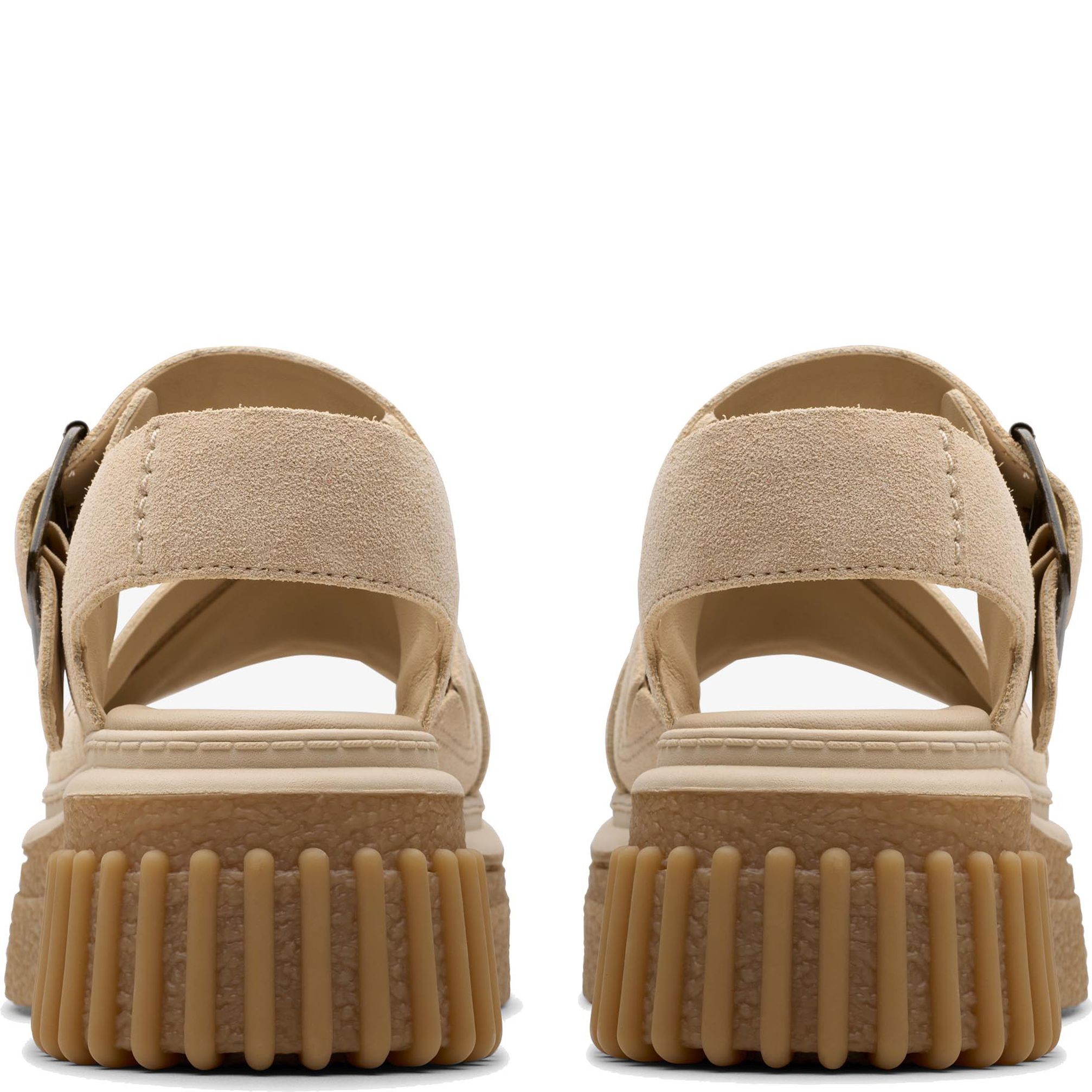 CLARKS Basutės moterims, Smėlio, Evamar sandals 6