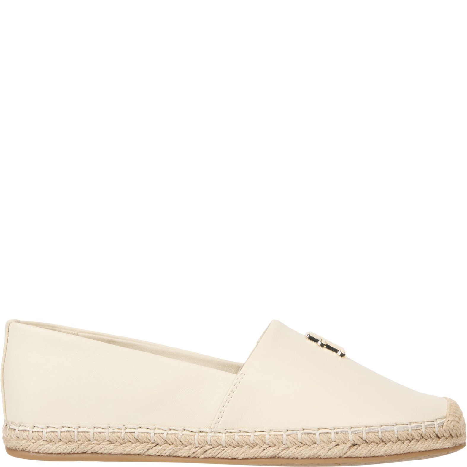 TOMMY HILFIGER Espadrilės moterims, Smėlio, Logo espadrilles 1