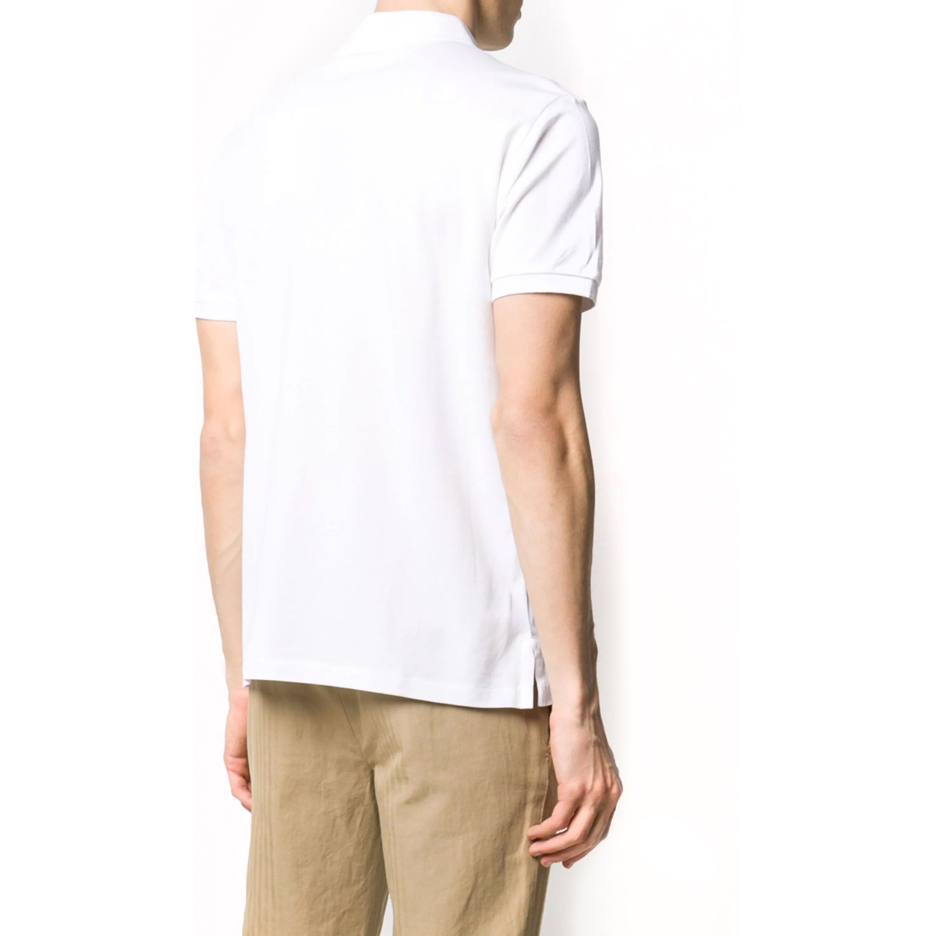 POLO RALPH LAUREN Polo marškiniai trumpos rank. vyrams, Balta, Slim fit stretch mesh polo 3