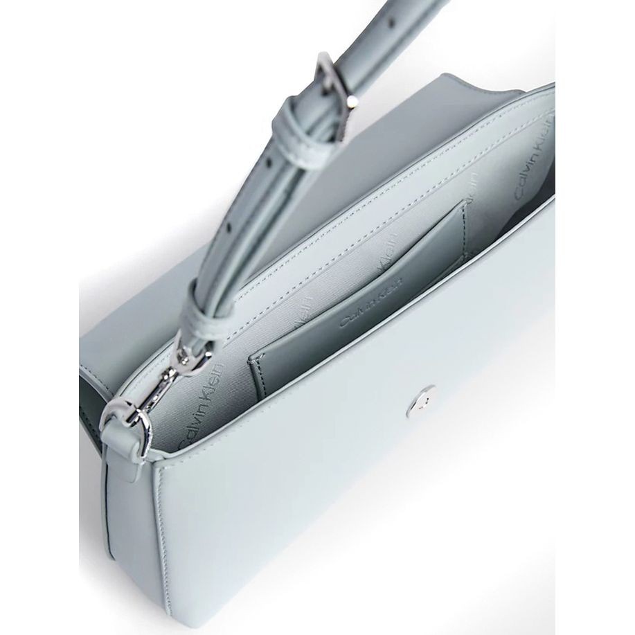 CALVIN KLEIN Rankinė per petį moterims, Pilka, Must shoulder bag 4