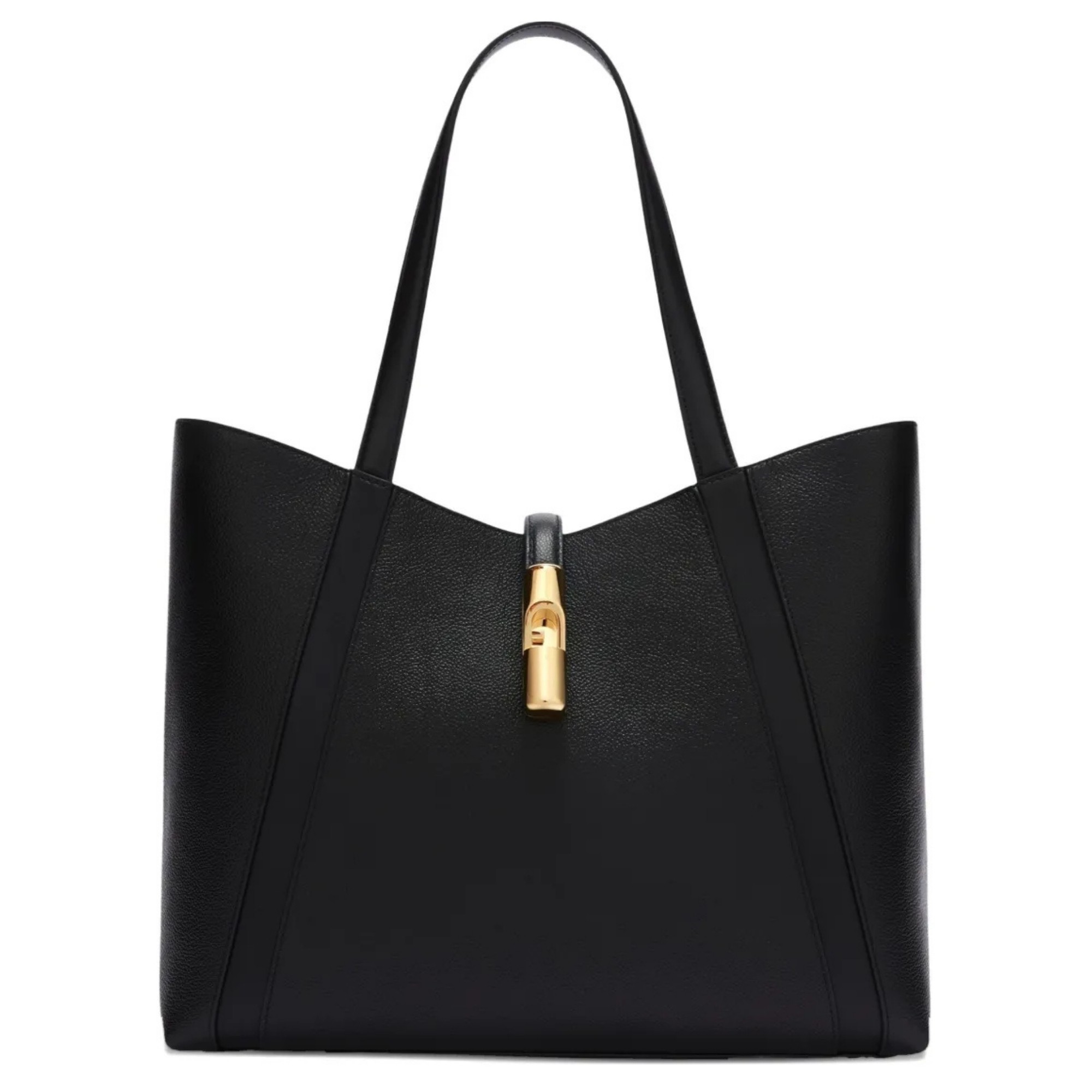 FURLA Pirkinių krepšys moterims, Juoda, Furla goccia l tote 1