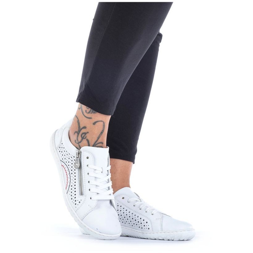 RIEKER Laisvalaikio bateliai moterims, Balta, LEISURE 3