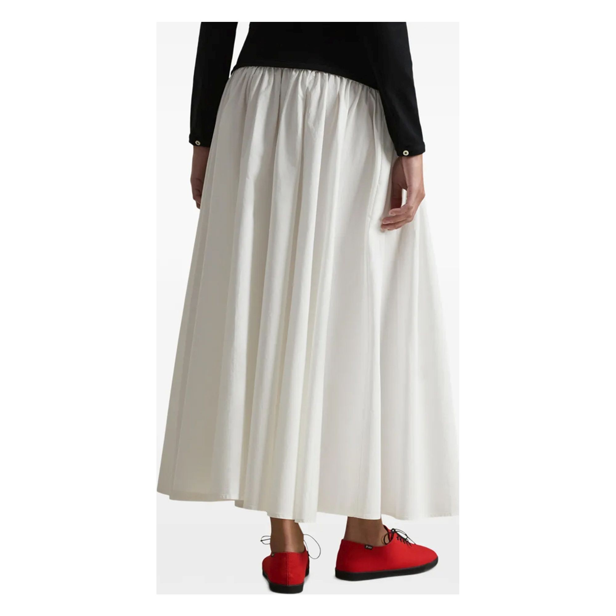 POLO RALPH LAUREN Midi sijonas moterims, Balta, Woven-a line-skirt 3