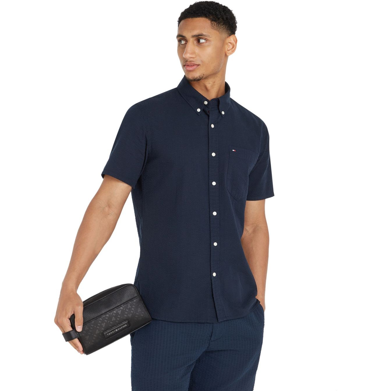 TOMMY HILFIGER Kosmetinė vyrams, Juoda, Monogram washbag 5