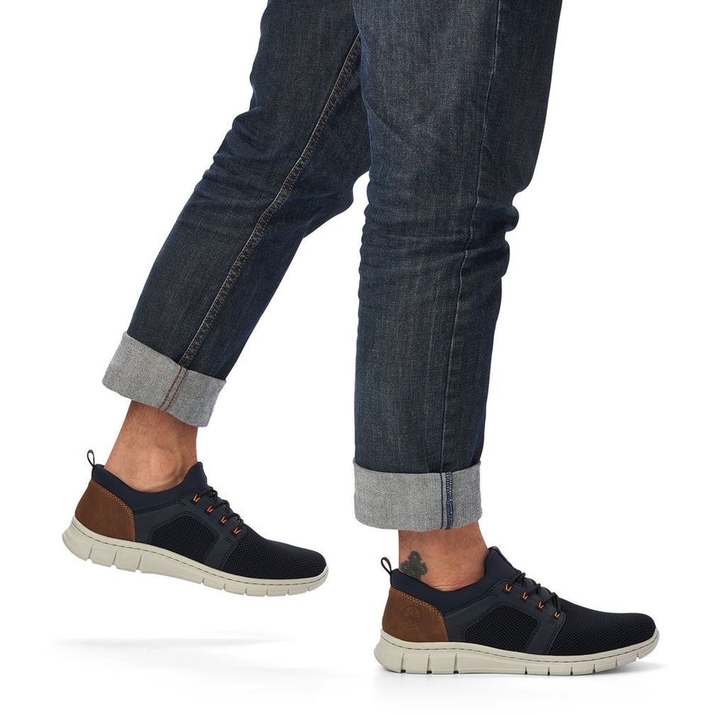 RIEKER Laisvalaikio bateliai vyrams, Mėlyna, LEISURE 2