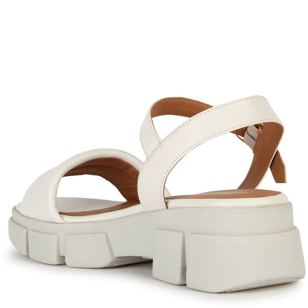 GEOX Basutės moterims, Smėlio, LISBONA SANDALS 3