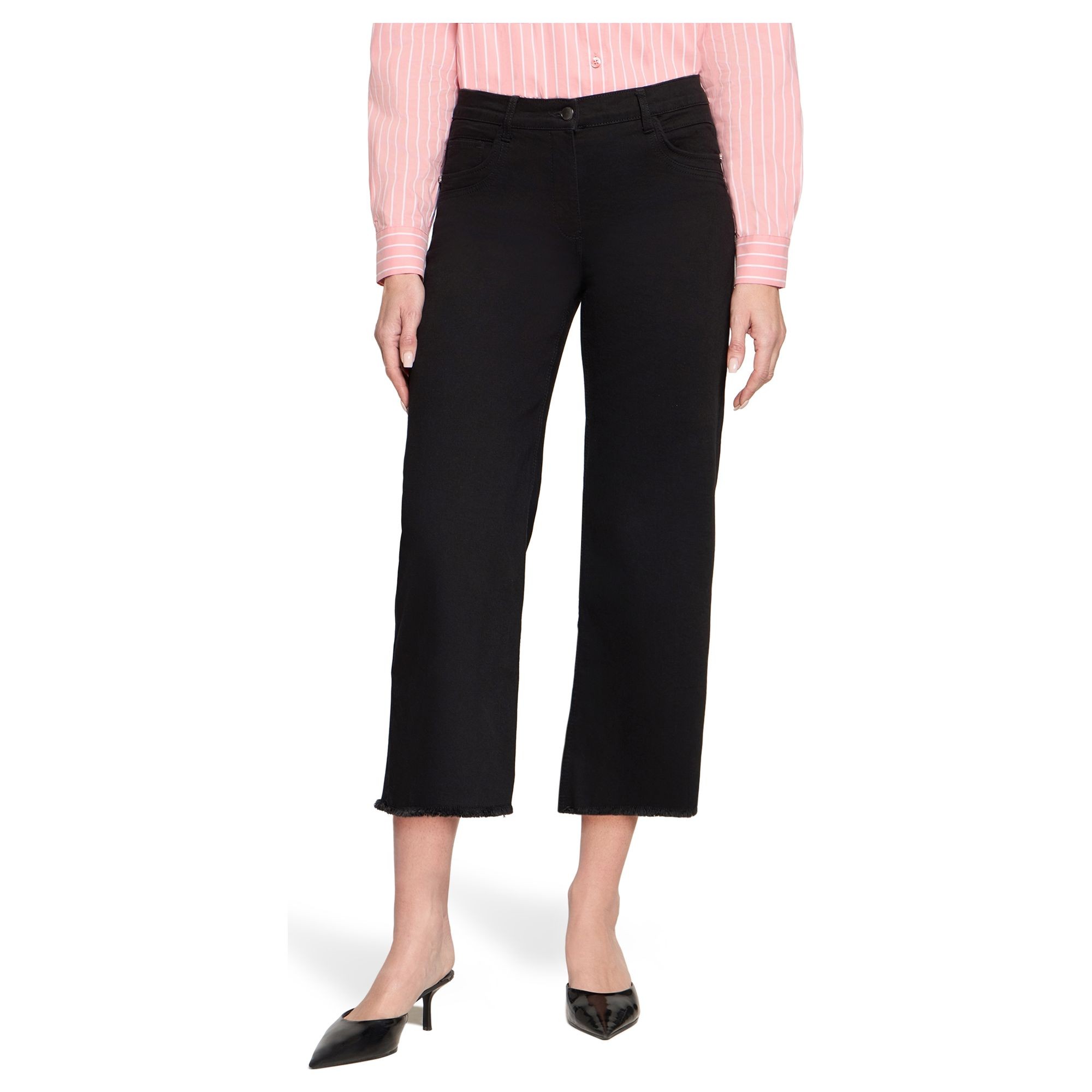 BETTY BARCLAY Kelnės moterims, Juoda, Mot.kelnės 3