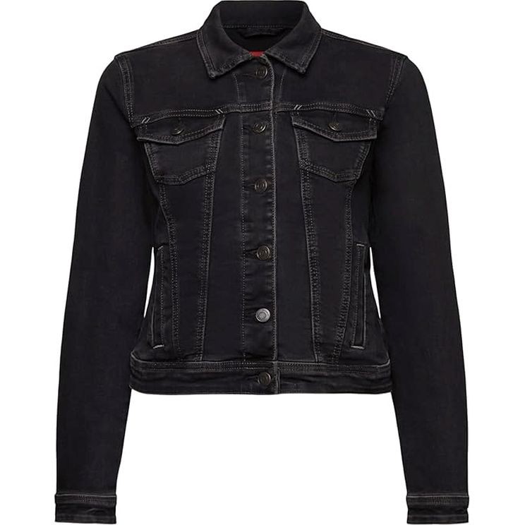 ESPRIT Striukė moterims, Juoda, Jackets indoor denim 1