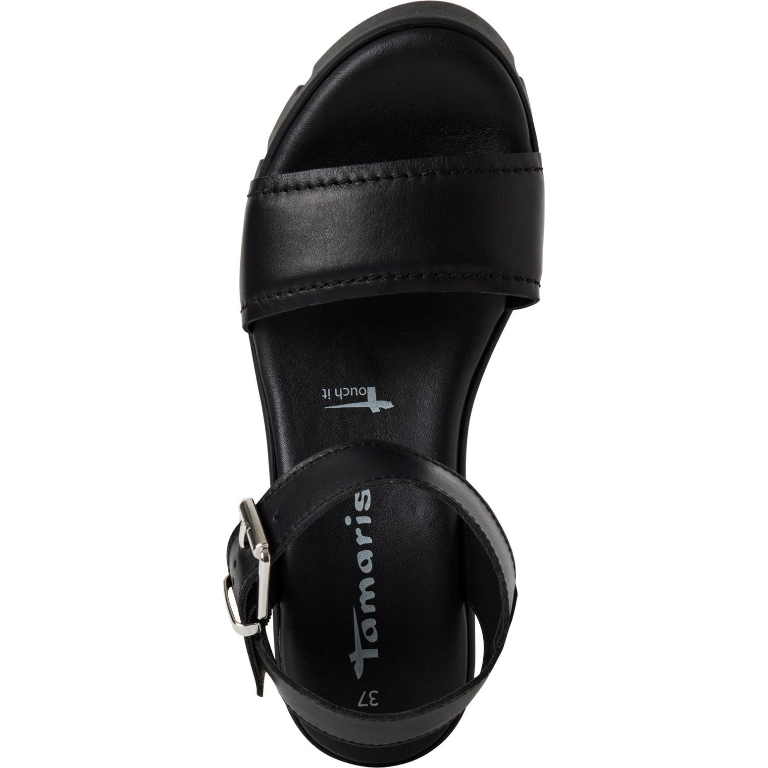 TAMARIS Basutės moterims, Juoda, Sandals 4