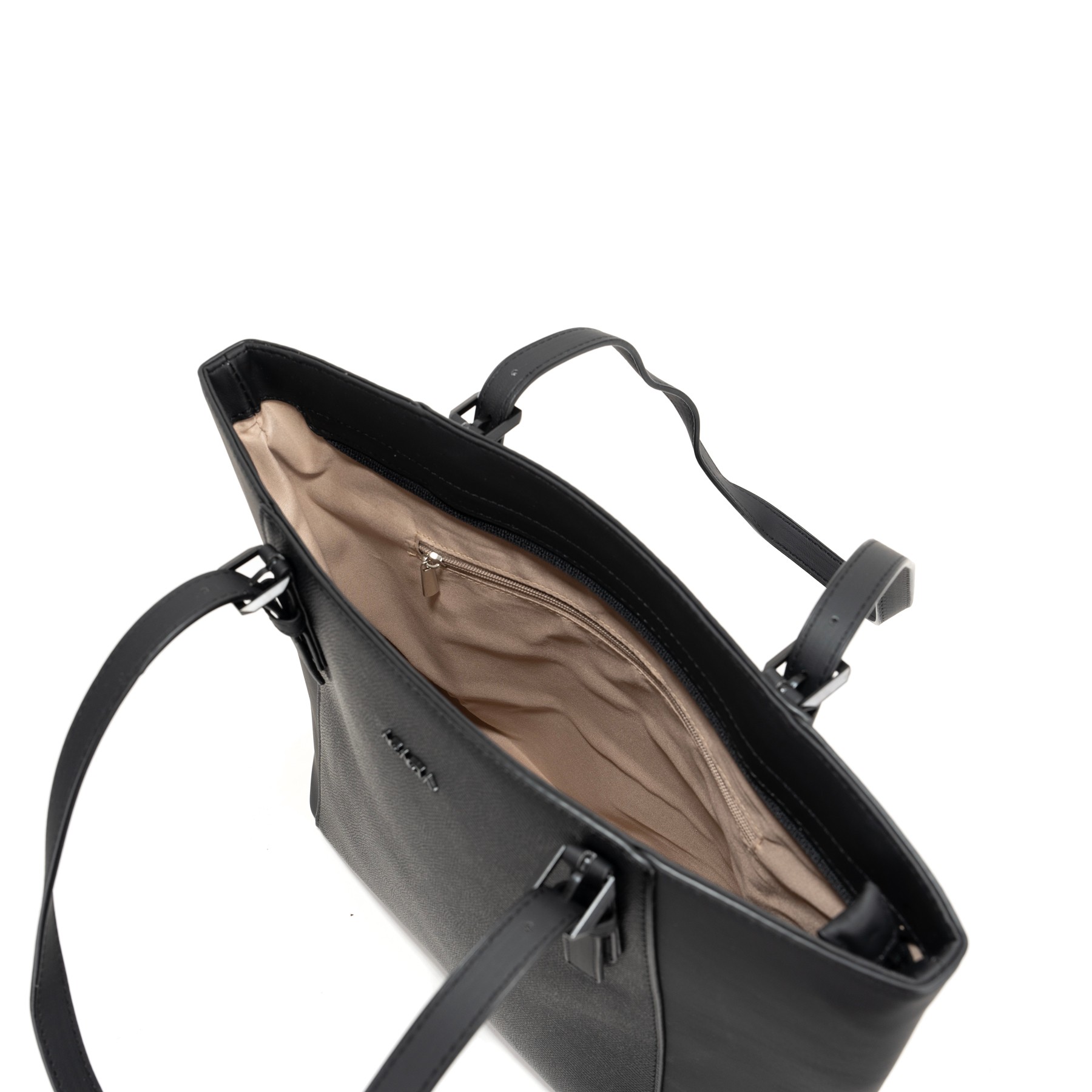 ACACIA Pirkinių krepšys moterims, Juoda, Tote bag 3