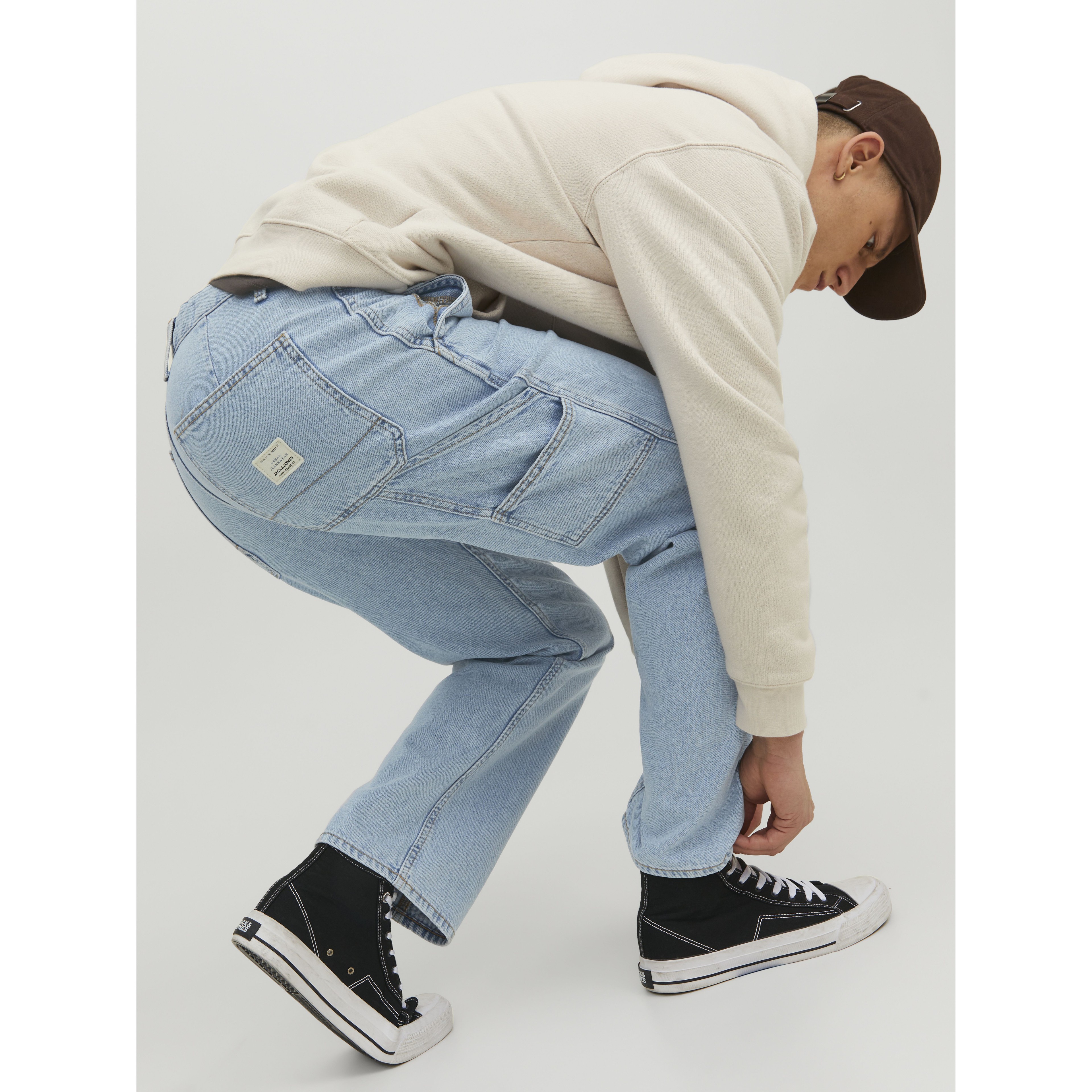 JACK & JONES Comfort džinsai vyrams, Mėlyna, Jjieddie comfort 7