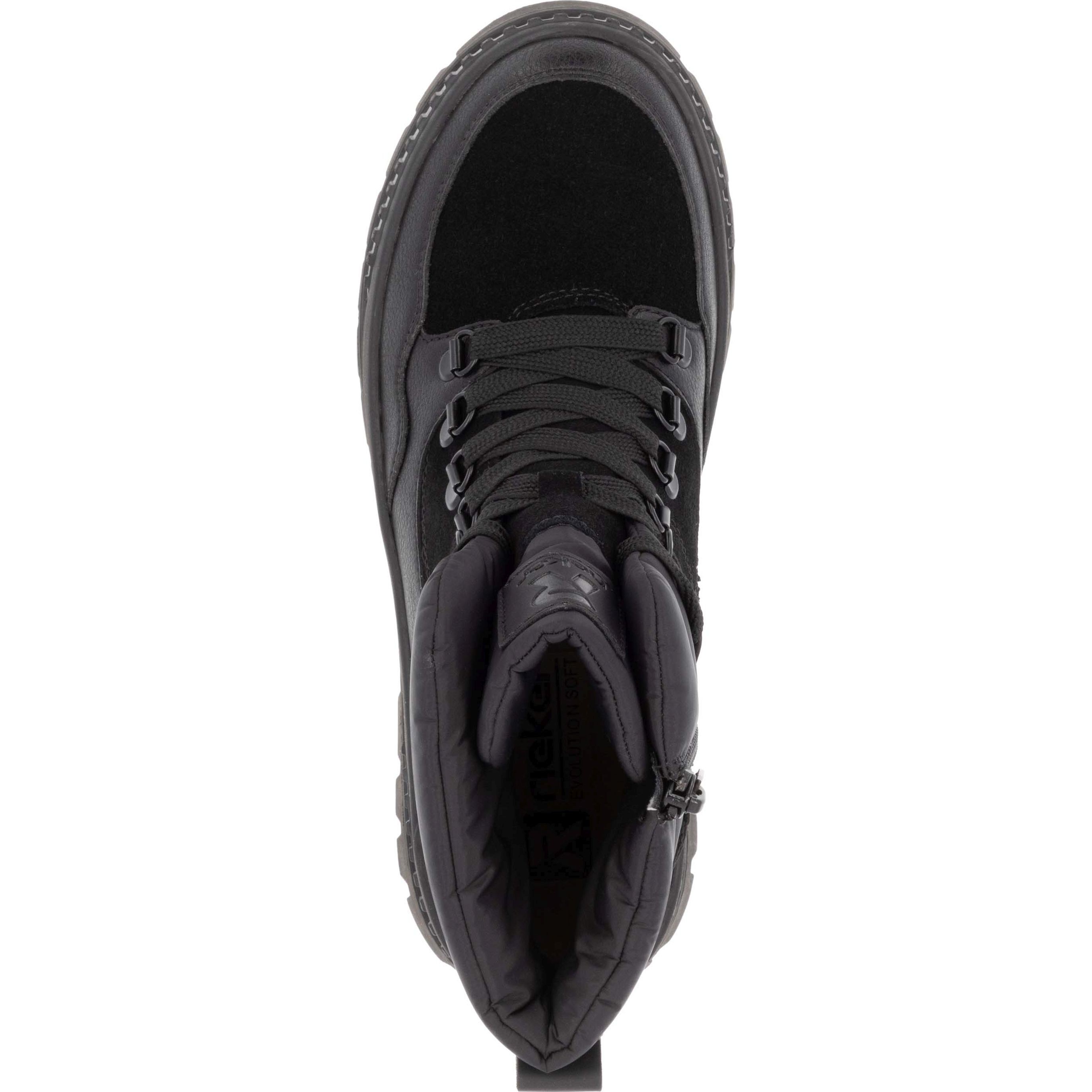 RIEKER EVOLUTION Aulinukai moterims, Juoda, Ladies mid height boots 7