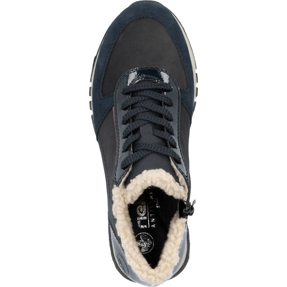 RIEKER Laisvalaikio bateliai moterims, Mėlyna, Ladies mid height boots 5