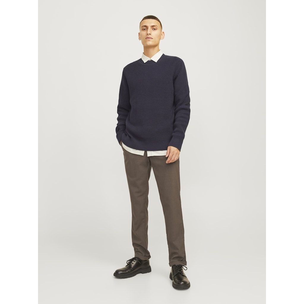 JACK & JONES Formalios kelnės vyrams, Ruda, Marco connor 4
