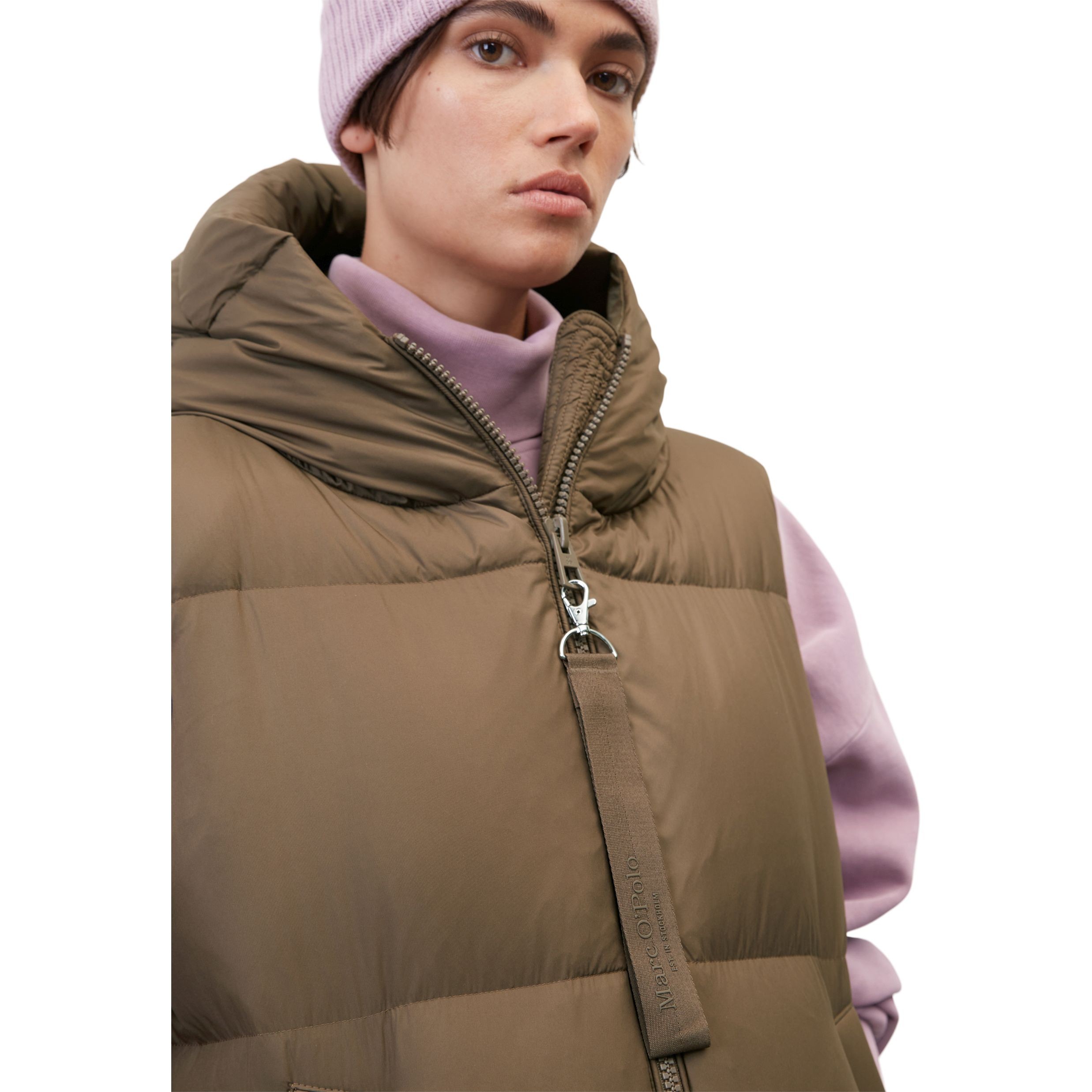 MARC O'POLO Vest moterims, dark walnut 4