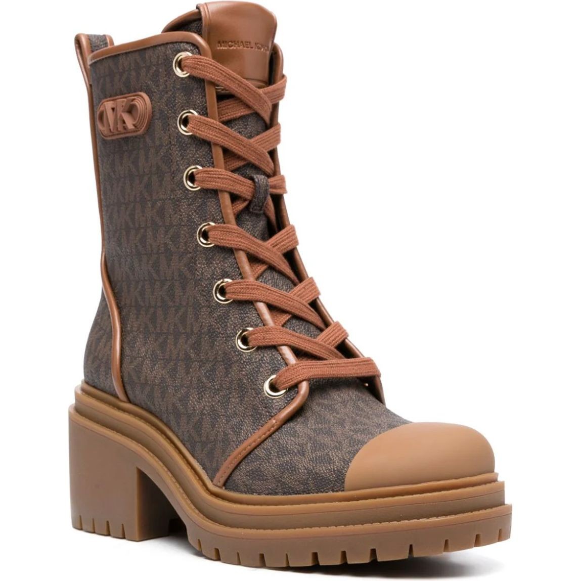 MICHAEL KORS Aulinukai moterims, Ruda, Hanley bootie 1