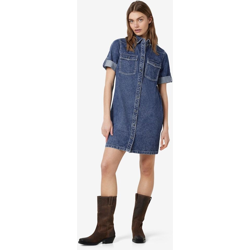 NOISY MAY Mini suknelė moterims, Mėlyna, Nmnew signmini dress 2