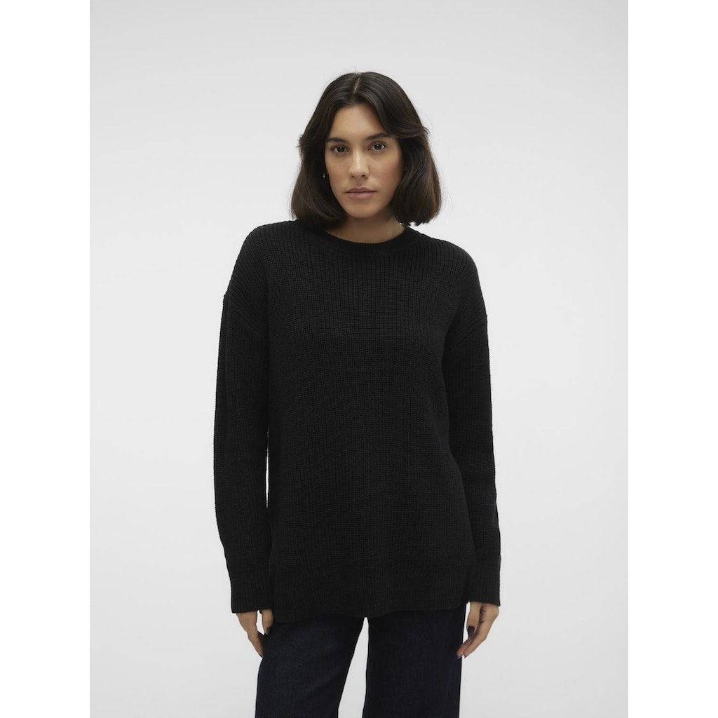 VERO MODA Megztinis moterims, Juoda, VMFABULOUS LS LO 5