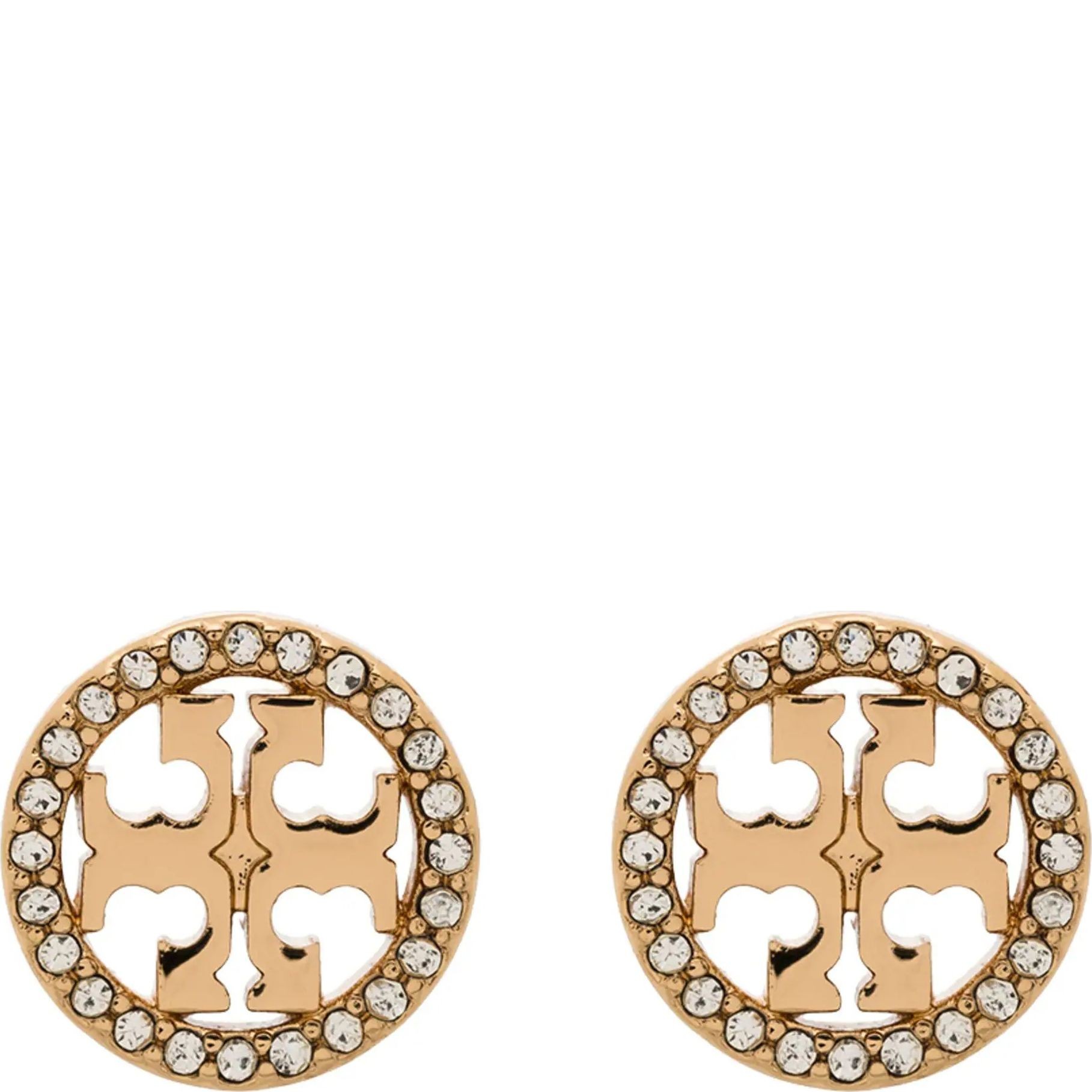 TORY BURCH Auskarai moterims, Auksinė, Miller pave stud earring 1