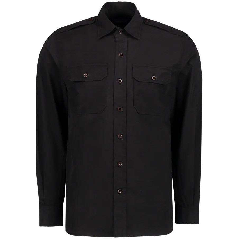 RALPH LAUREN PURPLE Marškiniai ilgomis rankovėmis vyrams, Juoda, Long sleeve sport shirt 1