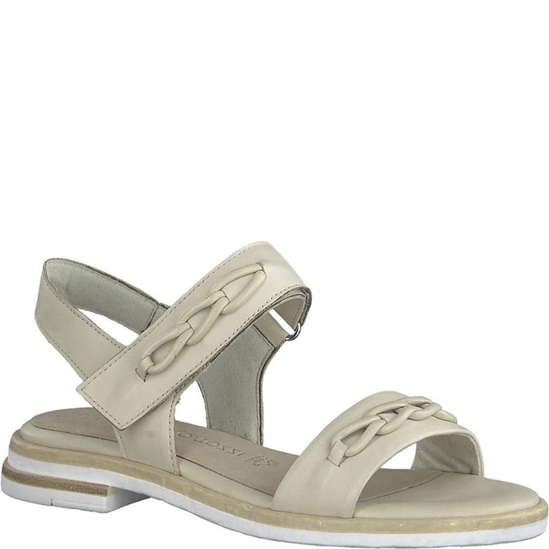 MARCO TOZZI Basutės moterims, Smėlio, SANDALS 1