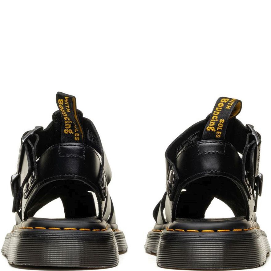 DR. MARTENS Basutės moterims, Juoda, Garin brando sandals 4