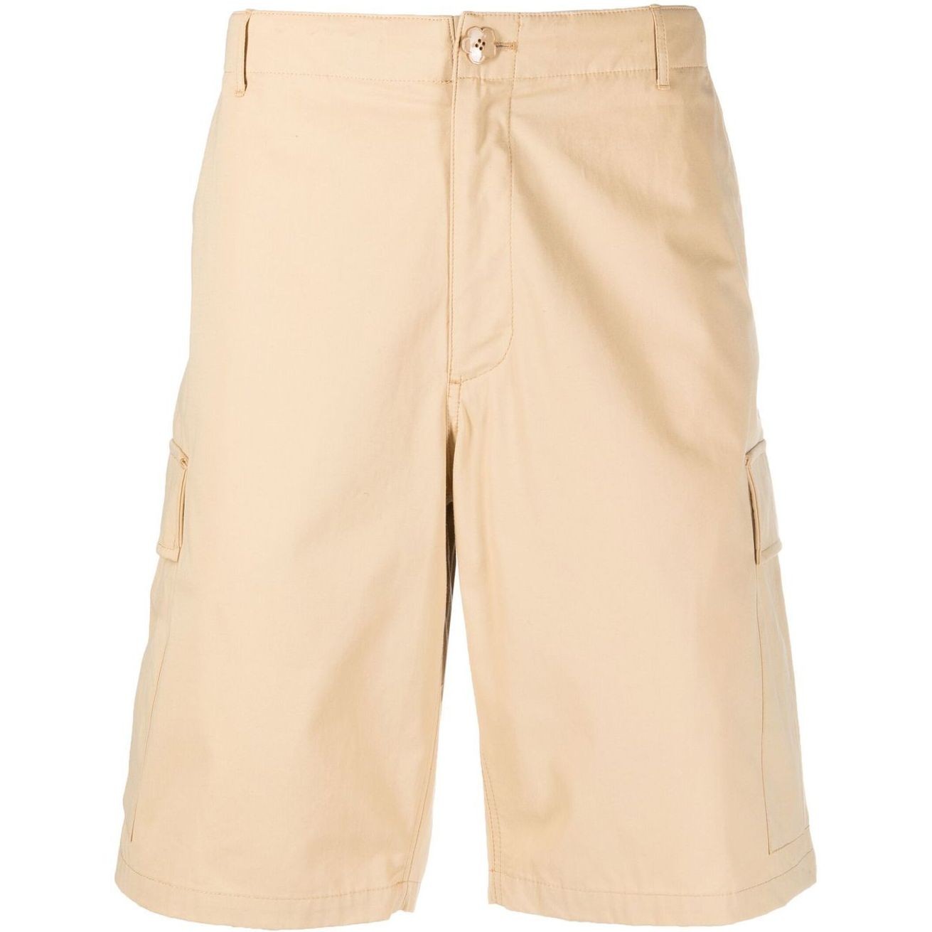 KENZO Šortai vyrams, Smėlio, Cargo workwear short
