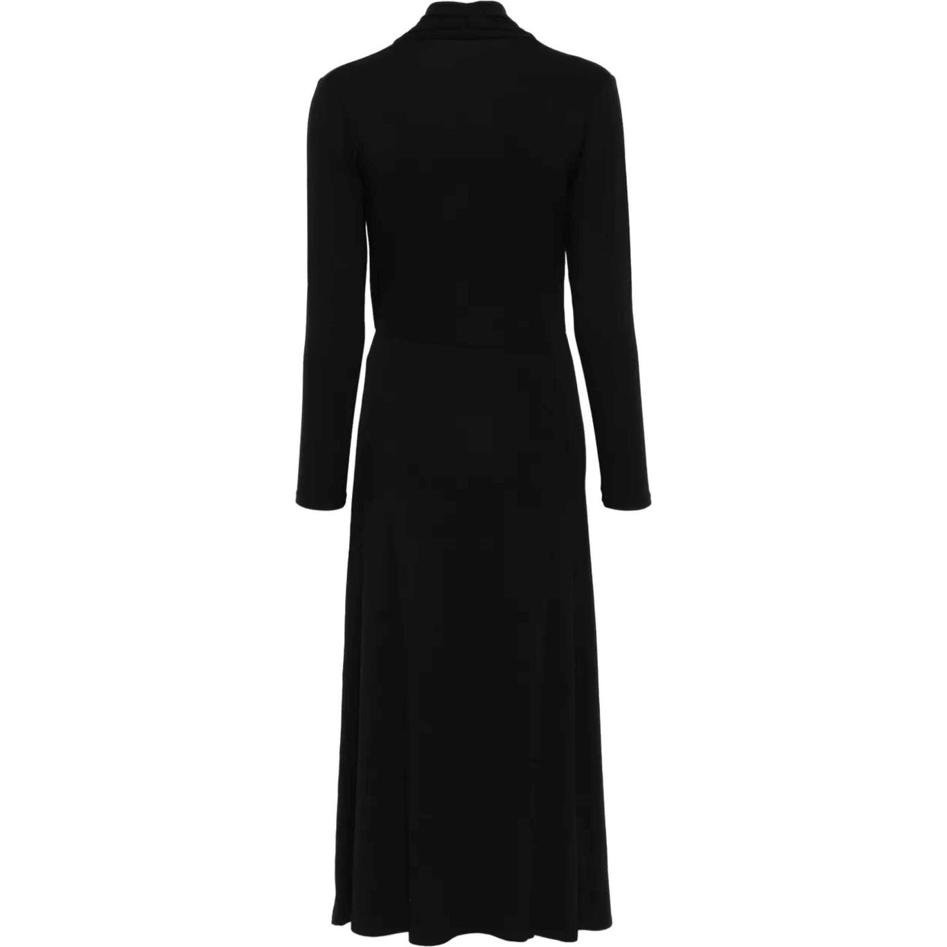 VINCE Maxi suknelė moterims, Juoda, L/s x-over dress 2