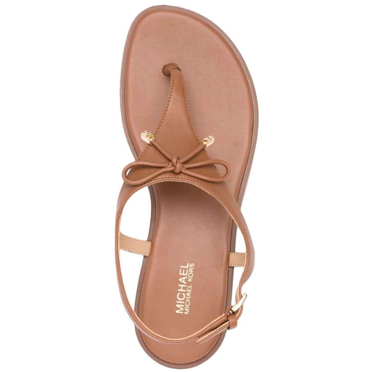 MICHAEL KORS Basutės moterims, Ruda, Nori flat thong 4