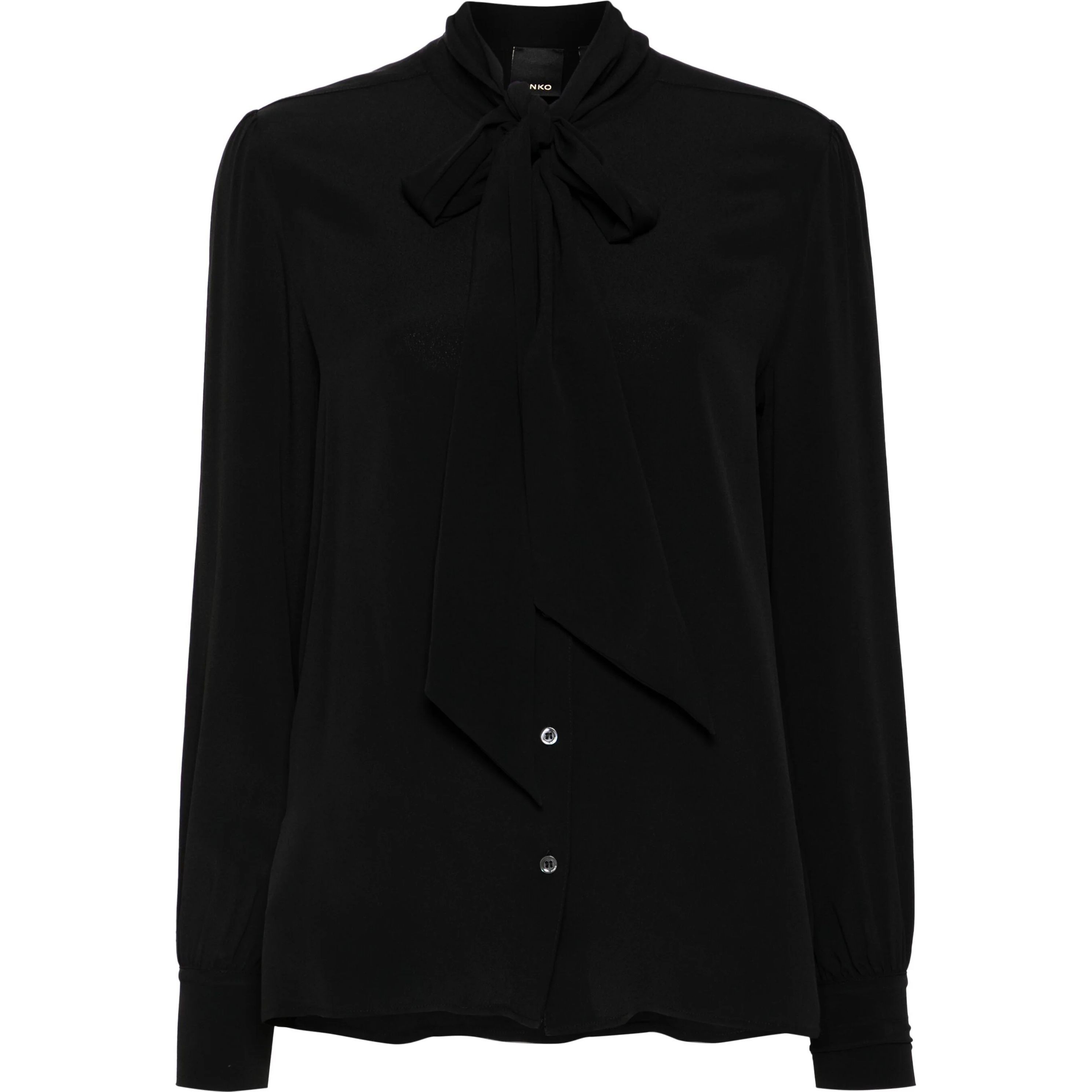 PINKO Marškiniai ilgomis rankovėmis moterims, Juoda, Cassaforte shirt