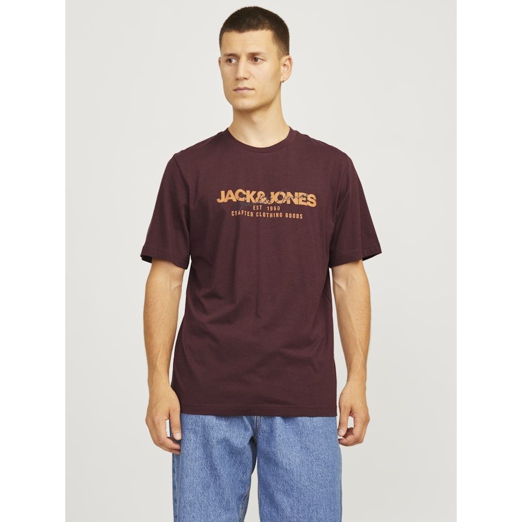 JACK & JONES Marškinėliai vyrams, Vyšninė, Alvis tee 2
