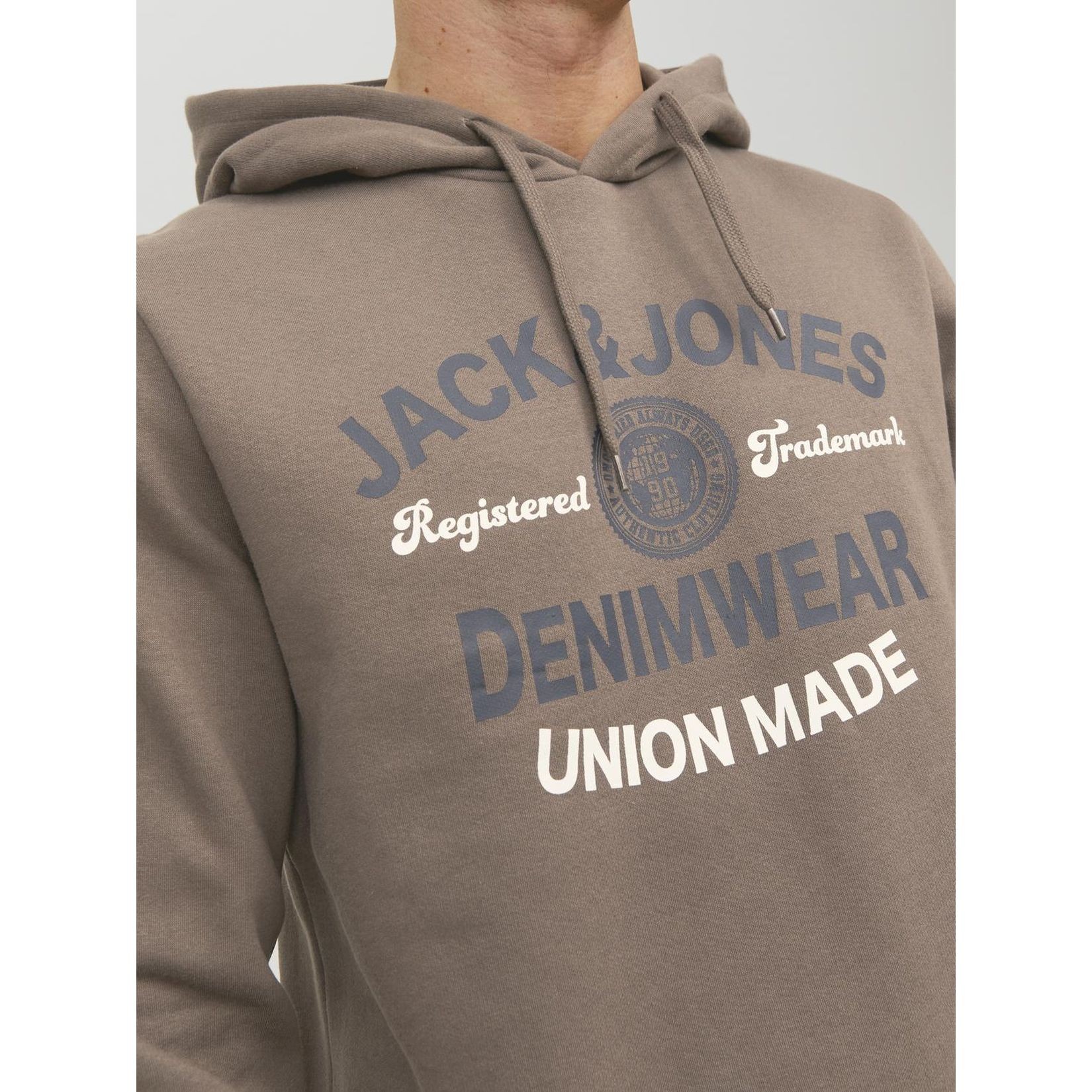 JACK & JONES Sportinis nertinis vyrams, Ruda, Džemperis 4