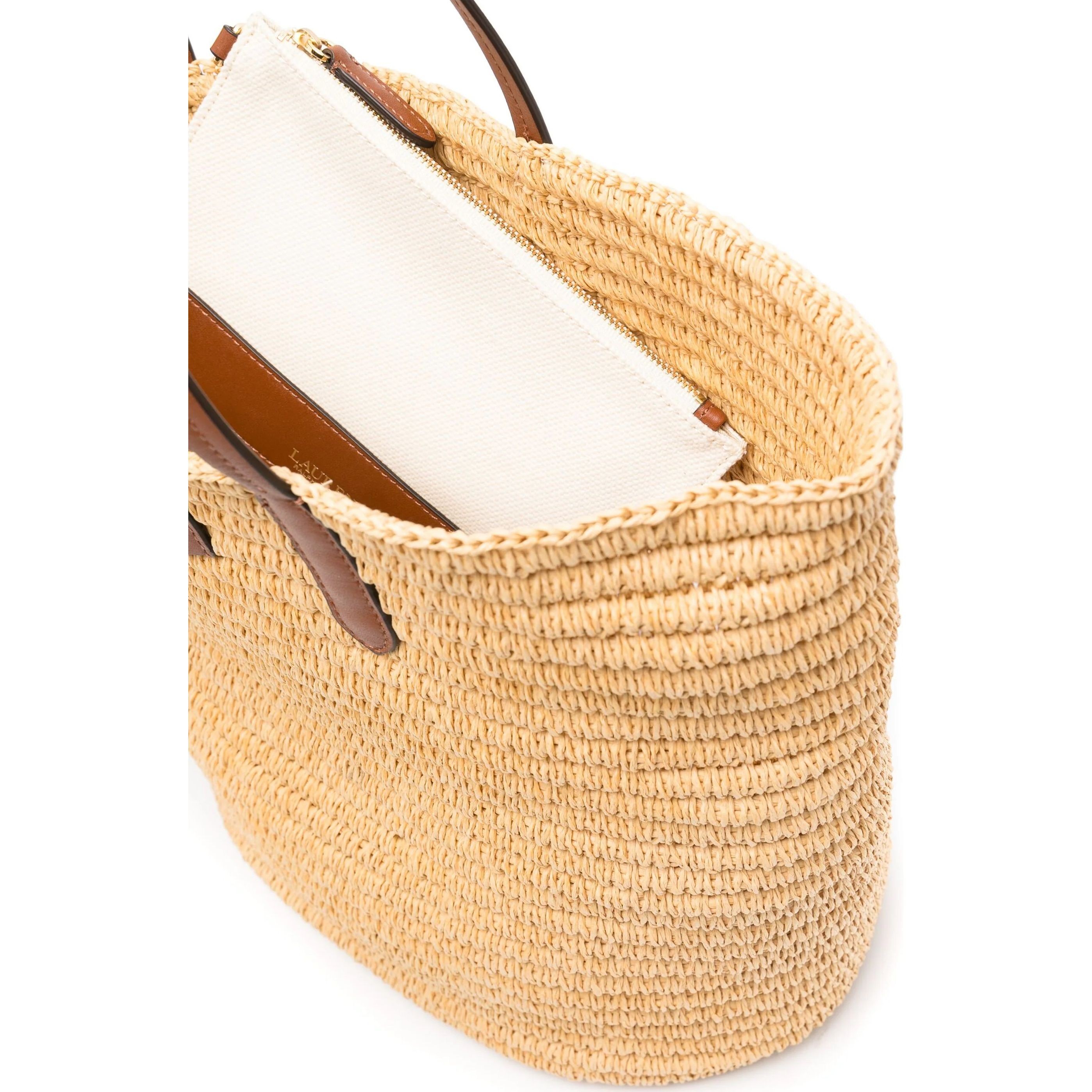 LAUREN RALPH LAUREN Pirkinių krepšys moterims, Kūno, Brie 31 tote large 4