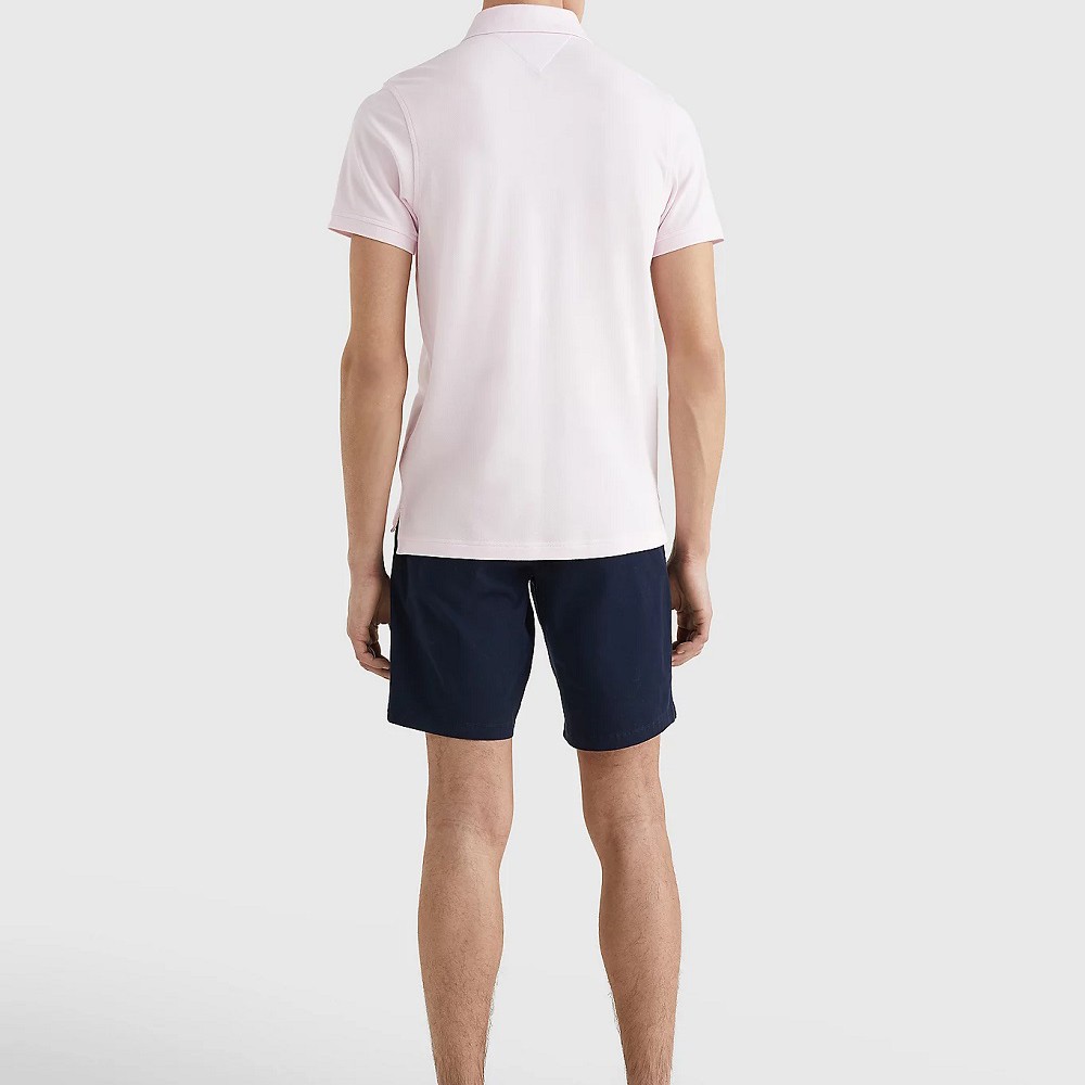 TOMMY HILFIGER Polo marškiniai trumpos rank. vyrams, Rožinė, 1985 slim polo 4