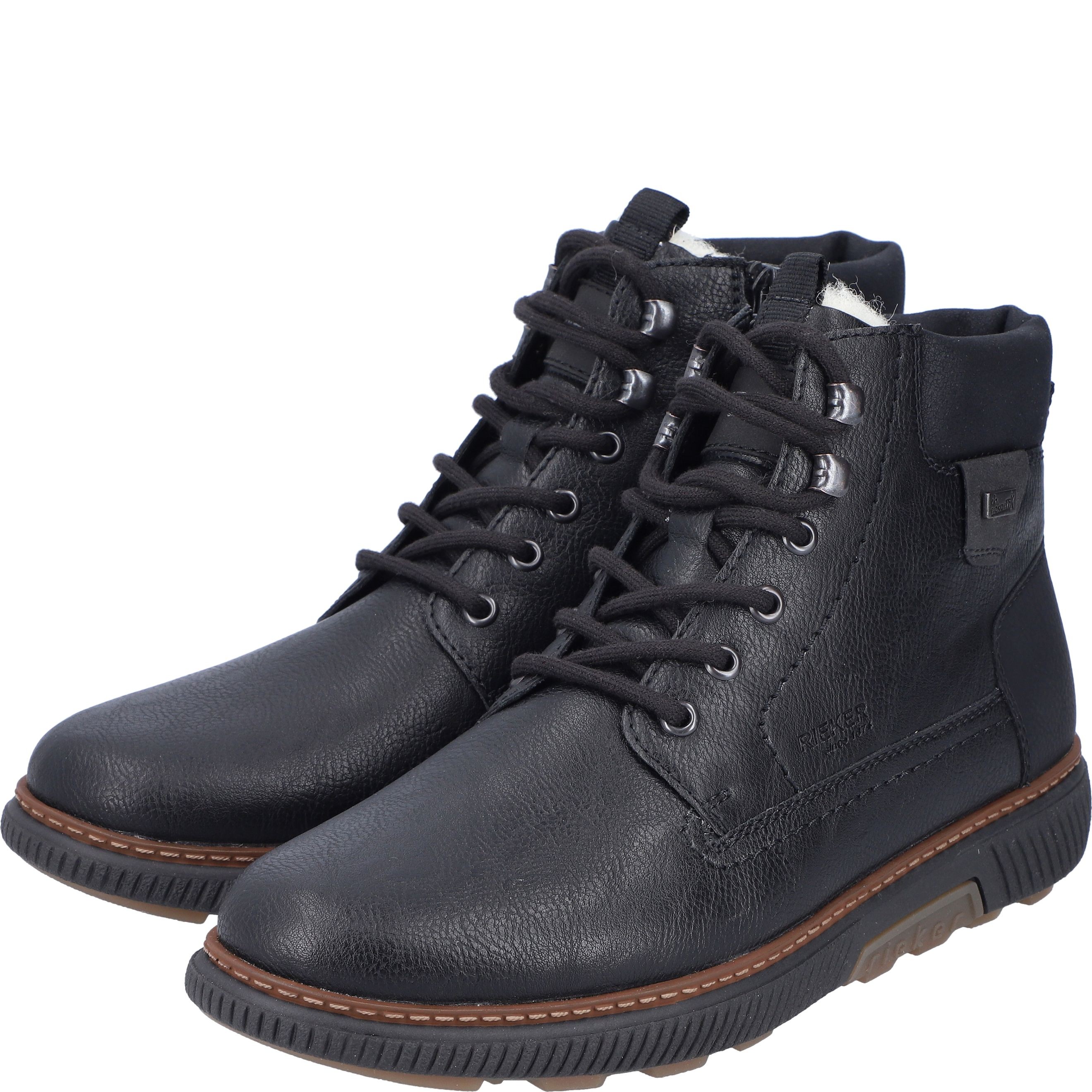 RIEKER Aulinukai vyrams, Juoda, BOOTIES 11