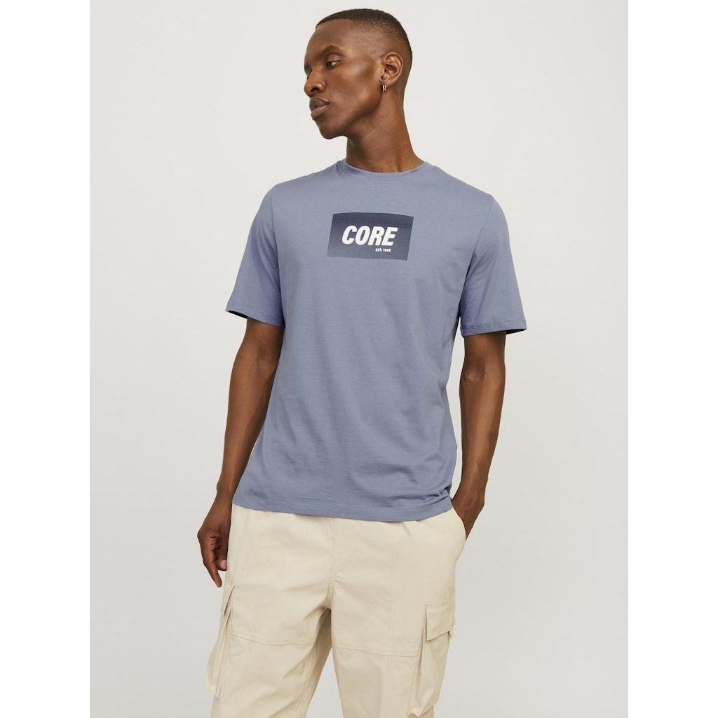 JACK & JONES Marškinėliai vyrams, Mėlyna, Star tee 6