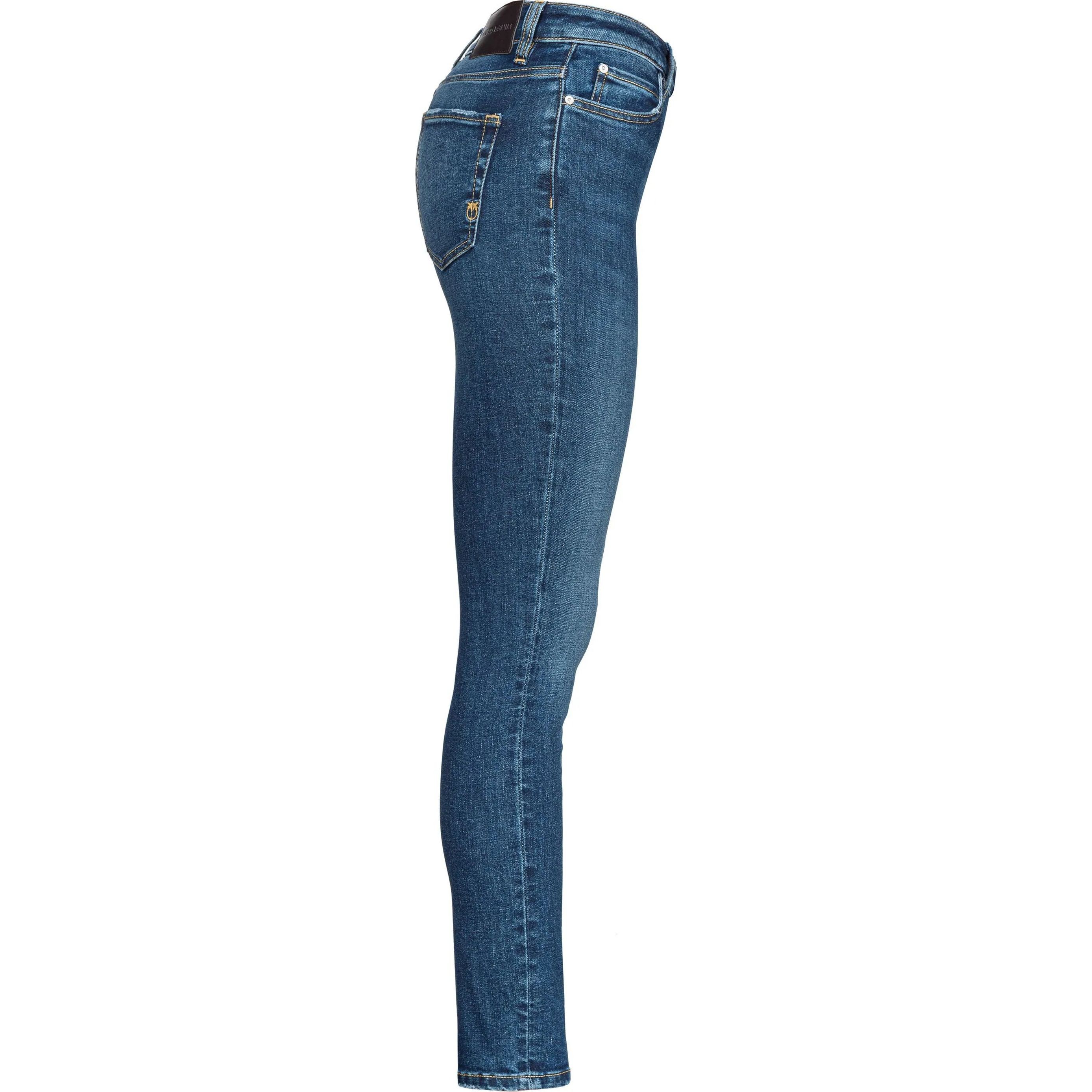 PINKO Slim džinsai moterims, Mėlyna, Sabrina cotton-blend jeans 3