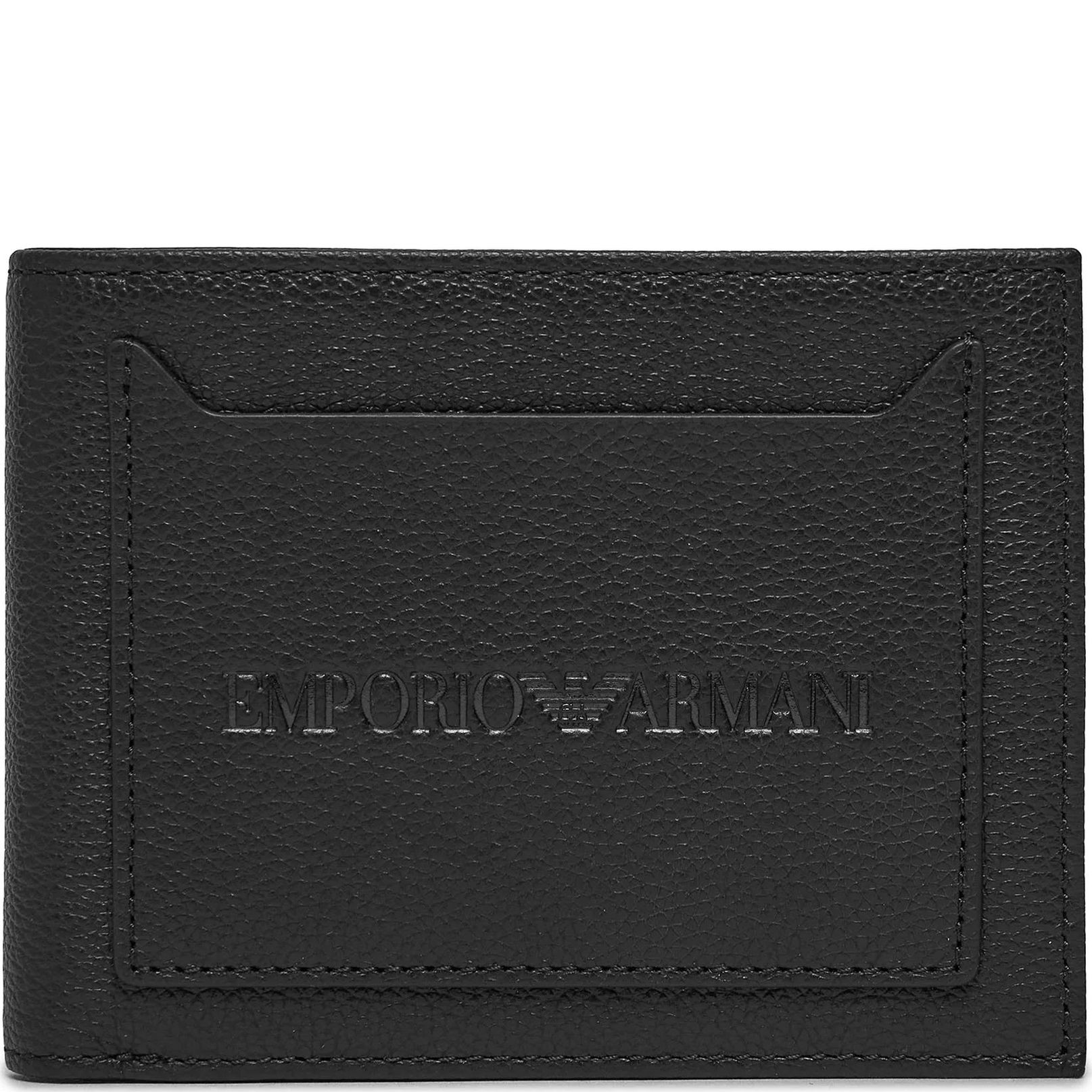 EMPORIO ARMANI Piniginė vyrams, Juoda, Wallet 1