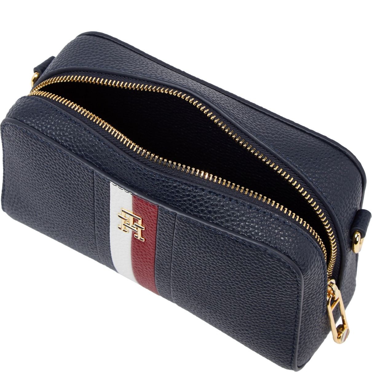 TOMMY HILFIGER Rankinė per petį moterims, Mėlyna, Emblem crossover corp 4