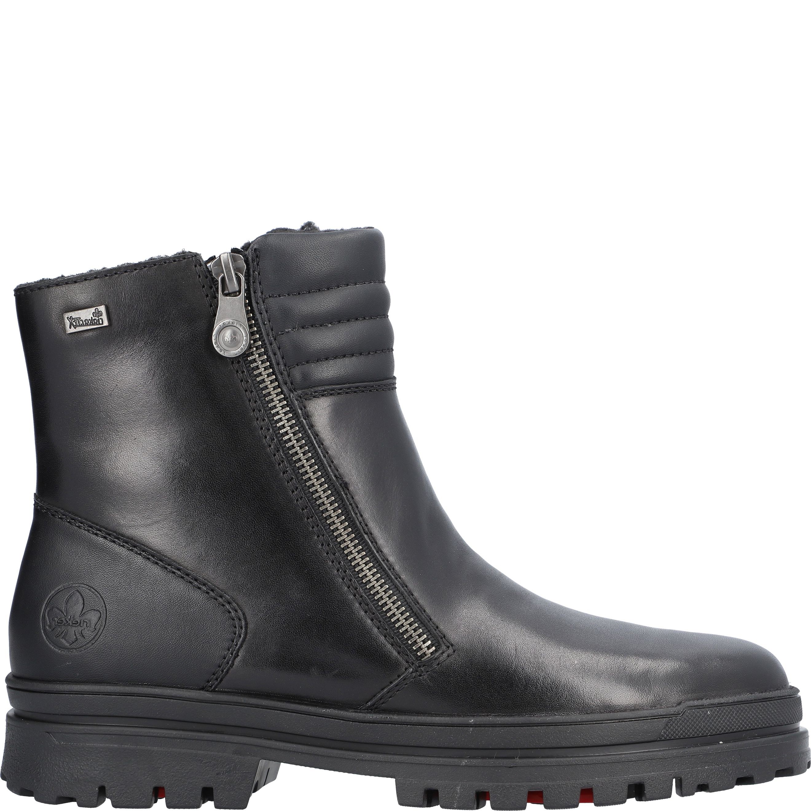 RIEKER Aulinukai moterims, Juoda, Ladies mid height boots 5