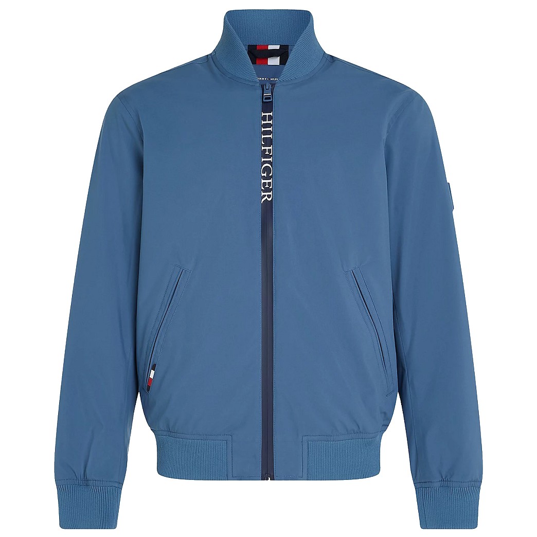 TOMMY HILFIGER Bomberis vyrams, Mėlyna, Th protect bomber 1