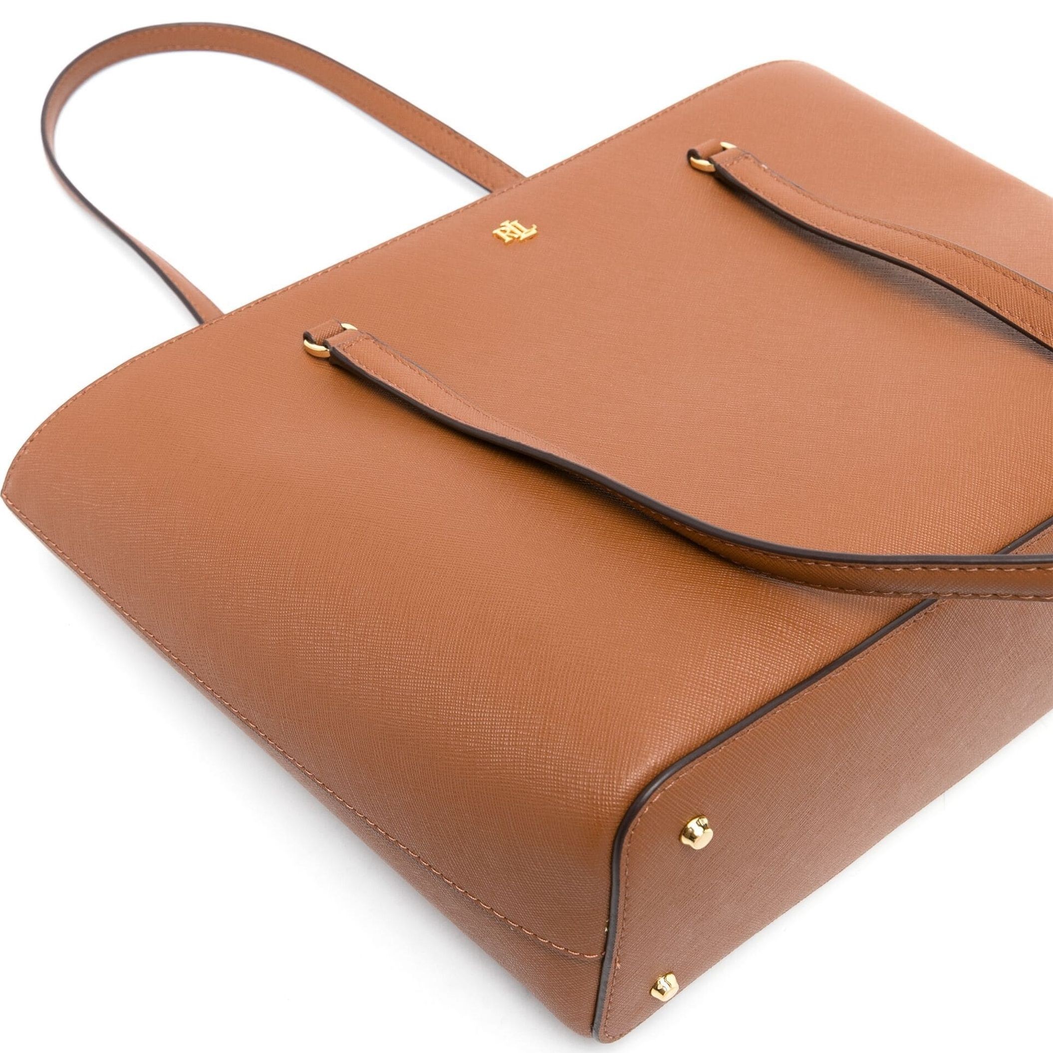 LAUREN RALPH LAUREN Pirkinių krepšys moterims, Ruda, Karly shpper medium tote 3