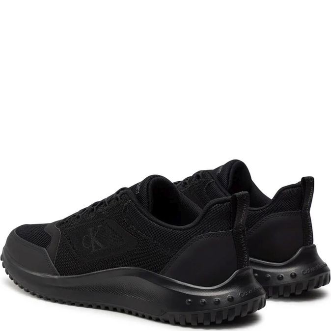 CALVIN KLEIN JEANS Laisvalaikio bateliai vyrams, Juoda, Runner low mix leisure 3