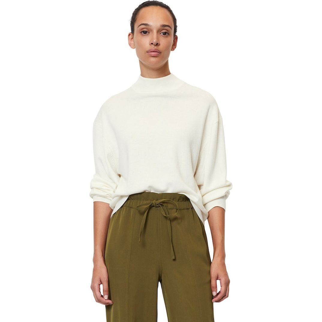 MARC O'POLO Megztinis moterims, Balta 2