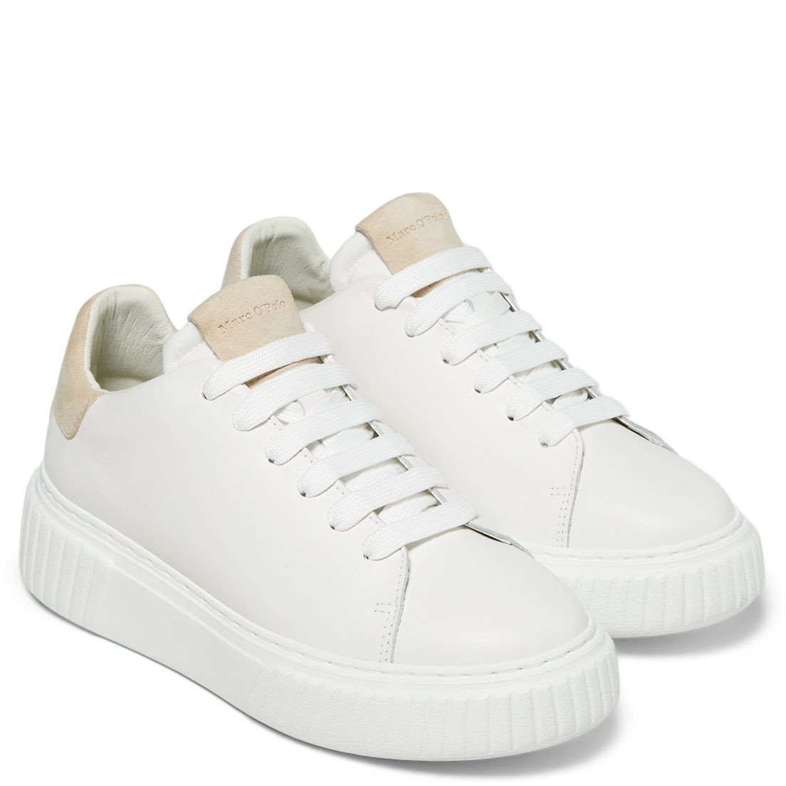 MARC O'POLO Sportbačiai moterims, Balta, Svea  sneakers 1