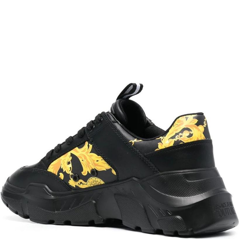 VERSACE JEANS CUTURE Bateliai - vyrams, BLACK/GOLD, Speedtrack  sneakers 3