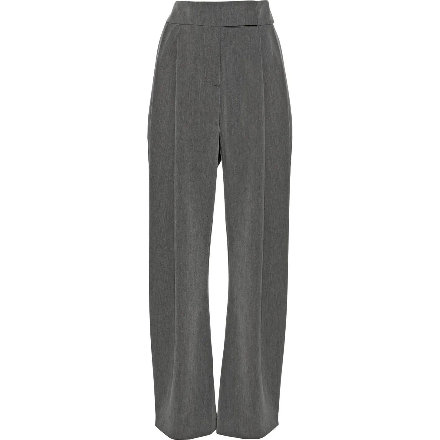 PINKO Kelnės moterims, Pilka, Wide-leg tailored trousers
