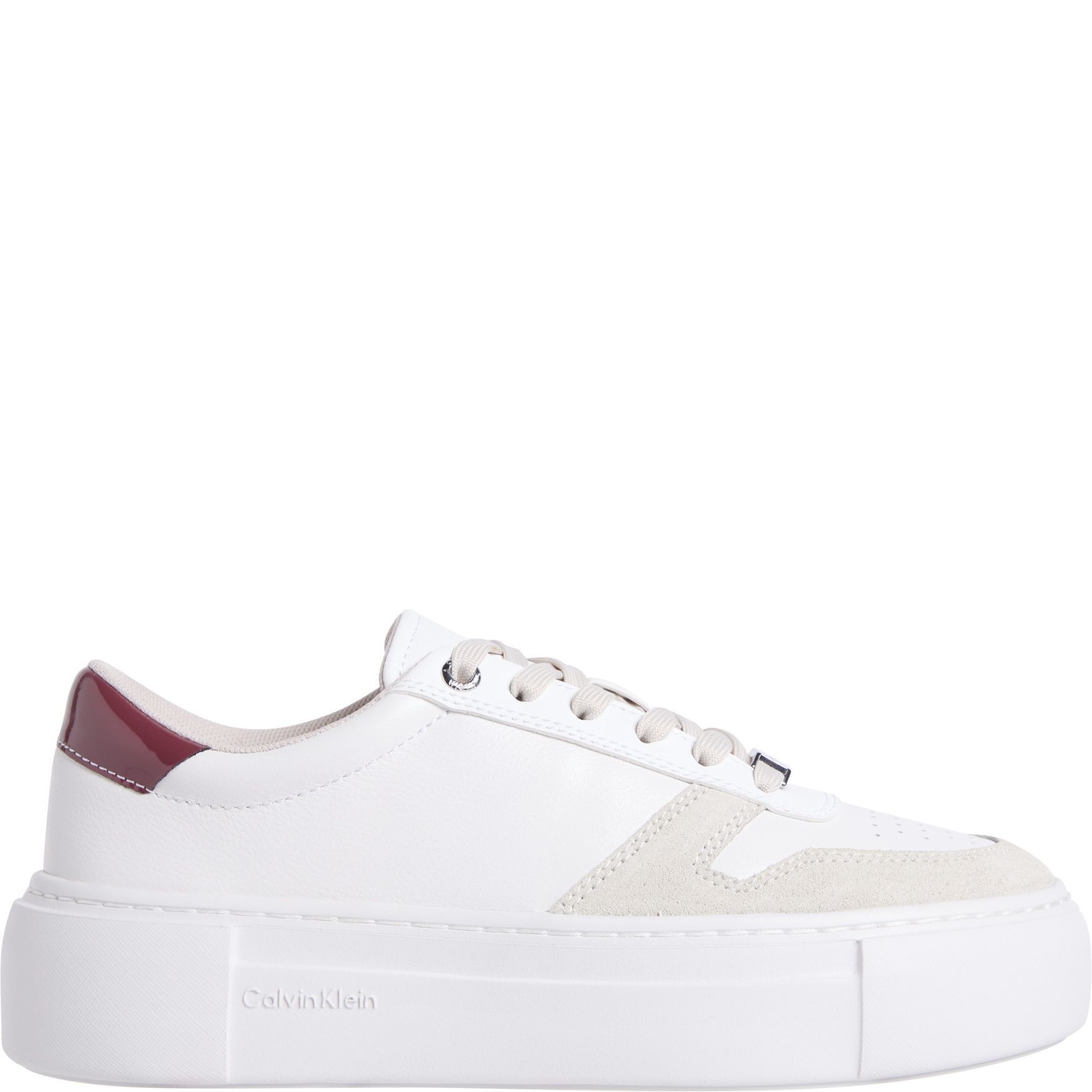 CALVIN KLEIN Laisvalaikio bateliai moterims, Balta, Cupsole lace up sneaker 2