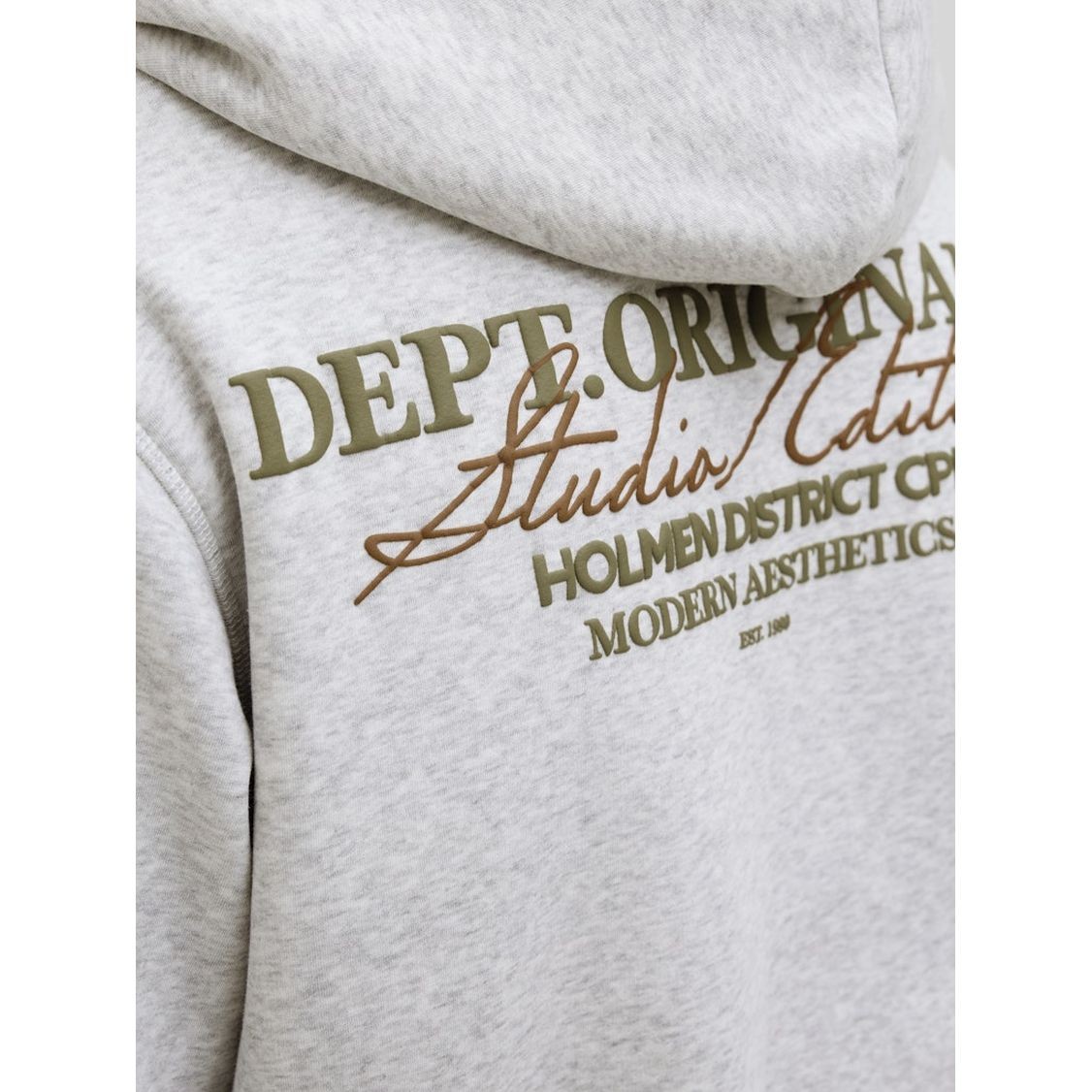JACK & JONES Džemperis vyrams, Gray, Islington back sweat hood 7