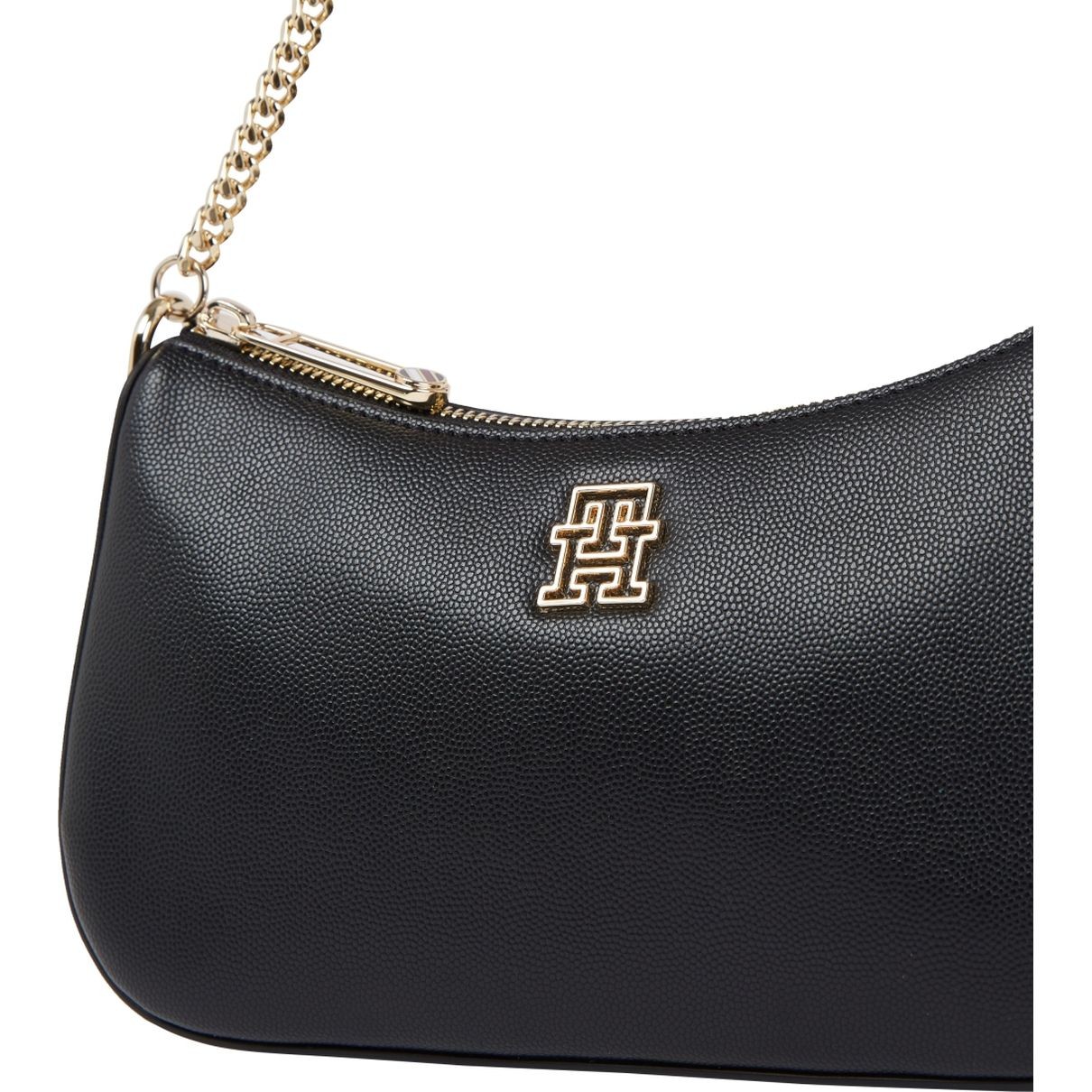 TOMMY HILFIGER Rankinė per petį moterims, Juoda, Timeless shoulder bag chain 3